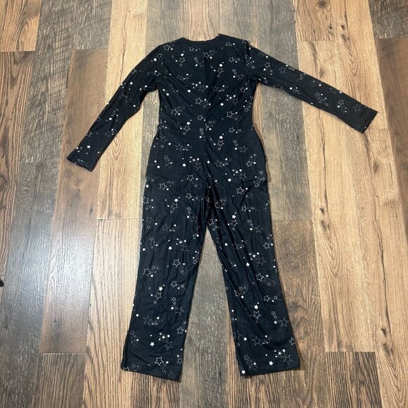 Mason Grey Black and White Shooting Star Pajamas Size S NWT - Picture 3 of 3